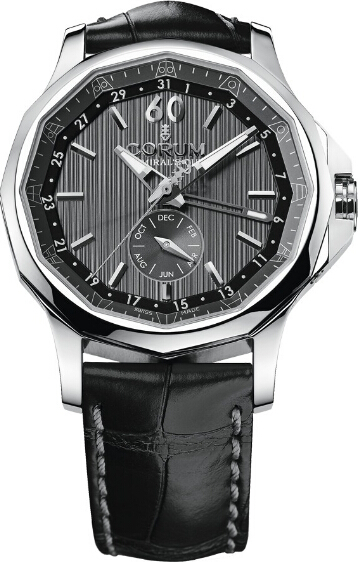 Corum Admiral's Cup Legend 42 Annual Calendar Steel watch REF: 503.101.20/0F01 AK10 Review - Click Image to Close